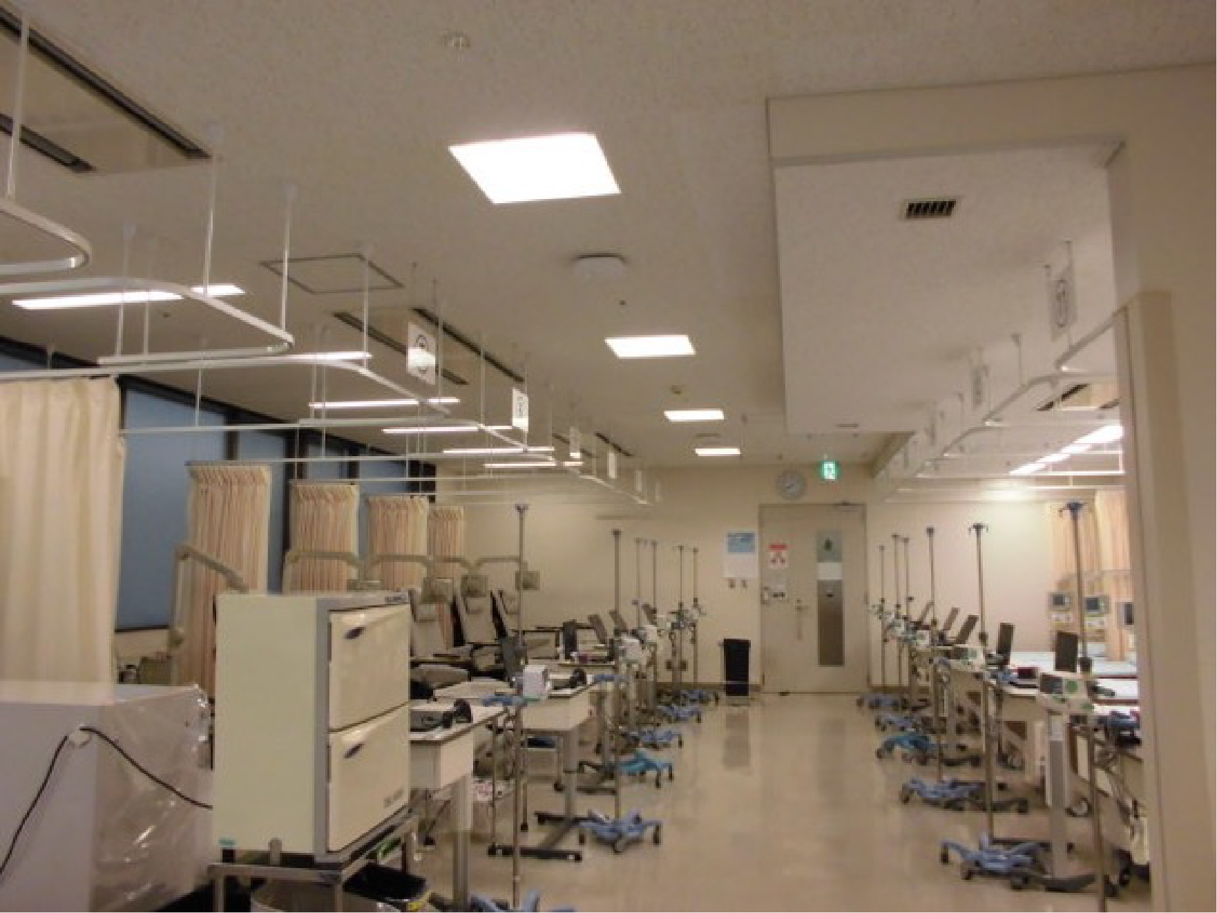 治療ブースの写真