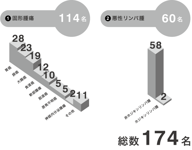 平成29年度疾患別外来新患患者数グラフ